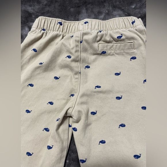 Carters 18 months Khaki Pants with whales - Picture 4 of 5
